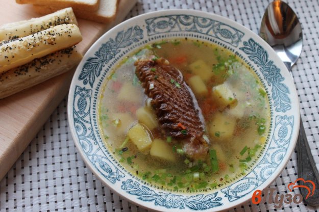 фото рецепта: Картофельный суп с куриными крыльями