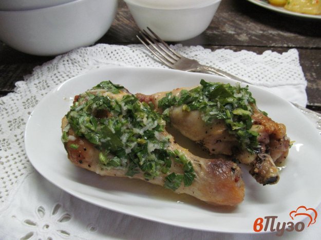 фото рецепта: Жаркое из курицы с лимоном и чесноком