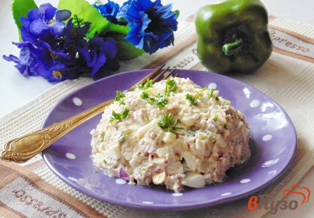 фото рецепта: Салат из свинины с сыром