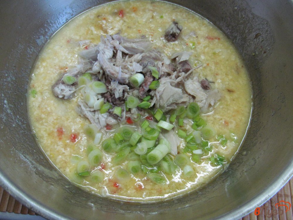 Фото приготовление рецепта: Паста с курицей и сыром панир шаг №5