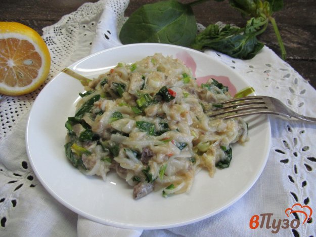 фото рецепта: Паста с курицей и сыром панир