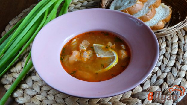 фото рецепта: Суп с форелью и макаронами