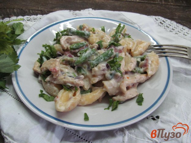 фото рецепта: Курица с пастой и овощами