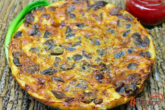 фото рецепта: Картофельный пирог с грибами