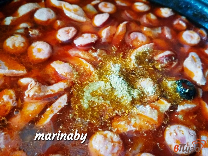 Фото приготовление рецепта: Солянка мясная шаг №7
