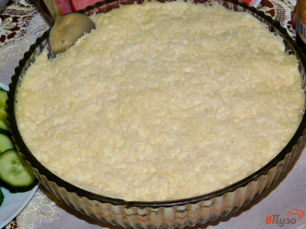 Фото приготовление рецепта: Салат с курицей, грибами и морковью по-корейски шаг №5