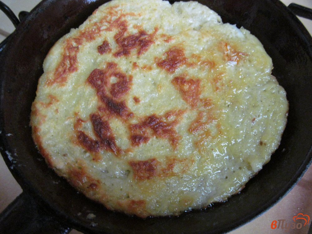 Фото приготовление рецепта: Драник с мясом и овощами шаг №10