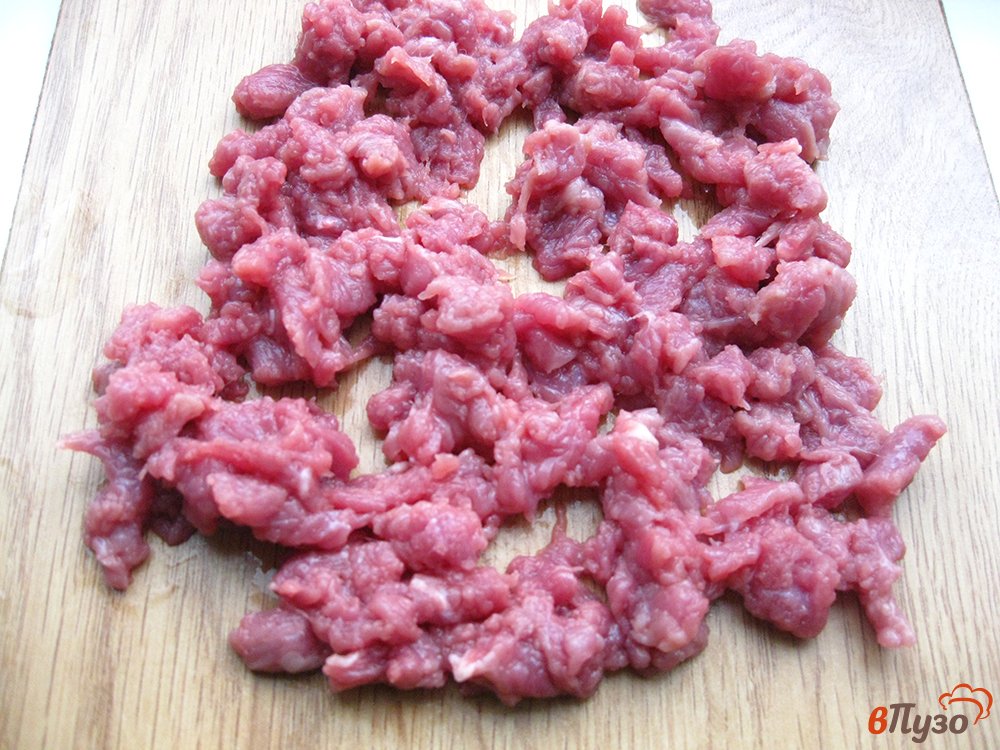 Фото приготовление рецепта: Лазанья в рулетиках с мясом и грибами шаг №2