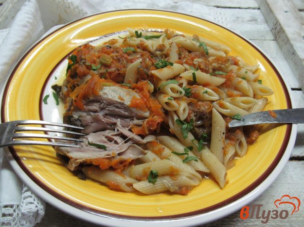 фото рецепта: Паста пене с диетической курицей