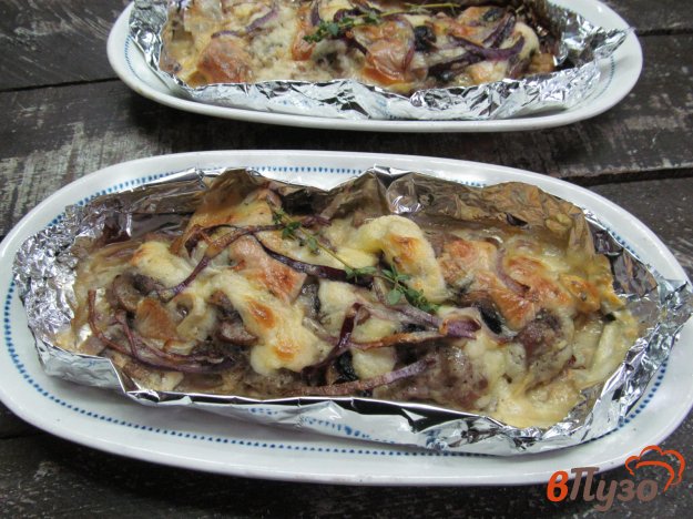 фото рецепта: Запеченной мясо свинины под шубой