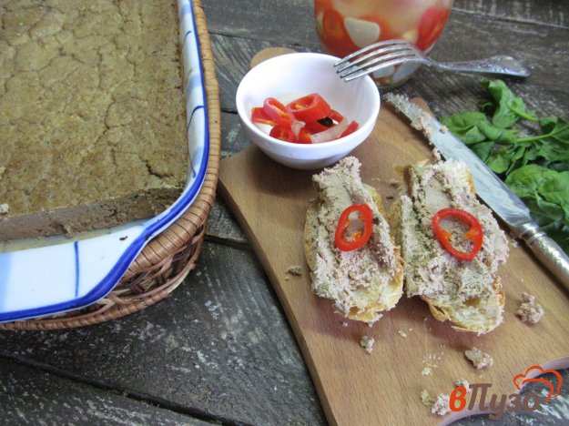 фото рецепта: Паштет из куриной печени с беконом