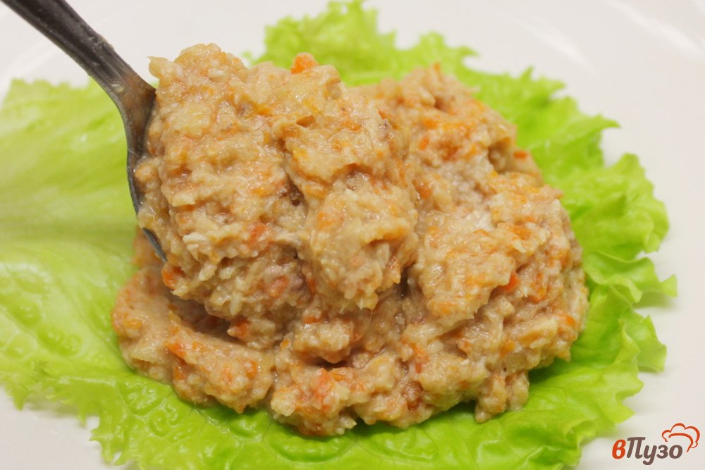 Фото приготовление рецепта: Куриный паштет с морковкой и сельдереем шаг №5