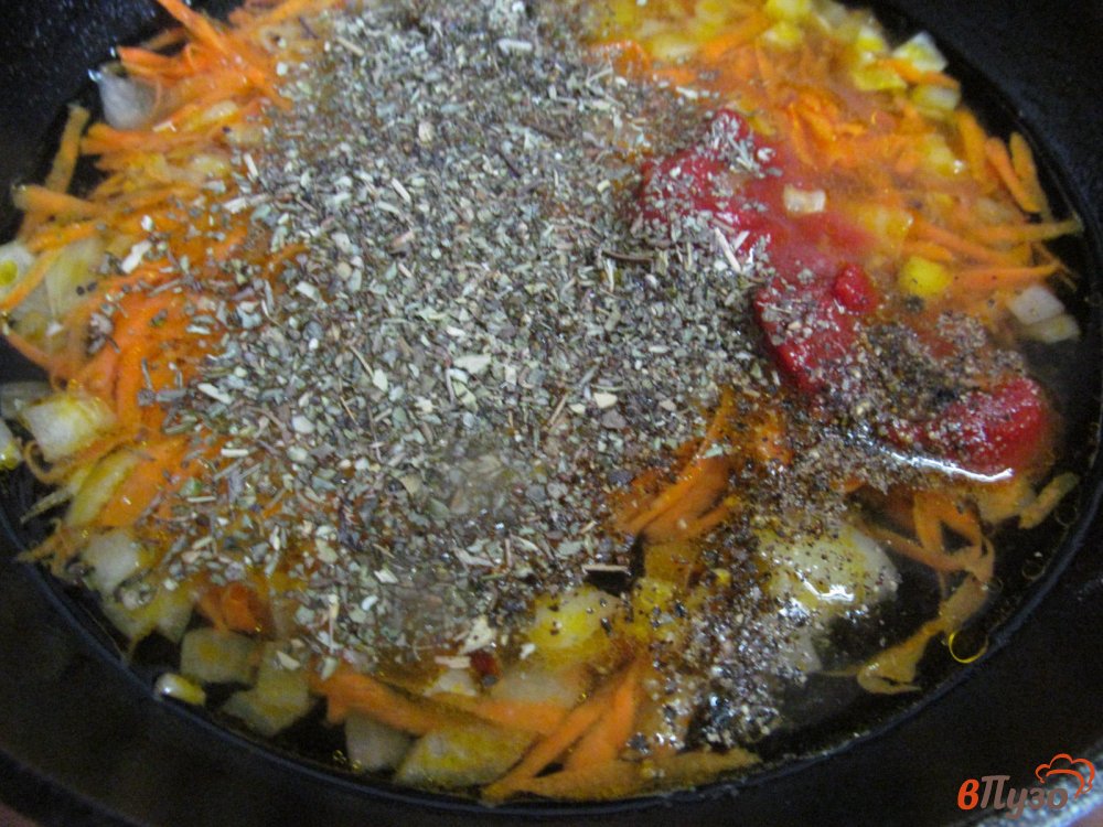 Фото приготовление рецепта: Мясные тефтели с овсянкой в духовке шаг №4