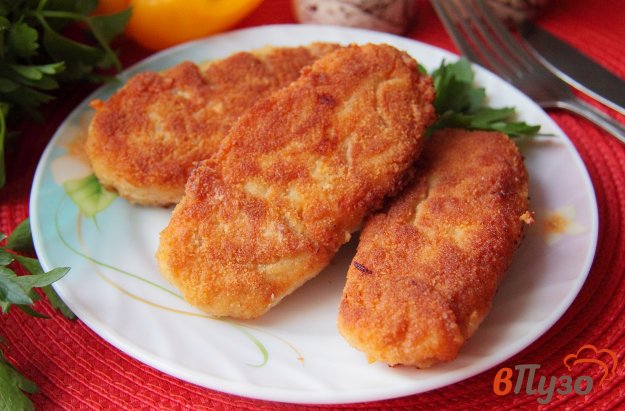 фото рецепта: Куриные палочки с сыром