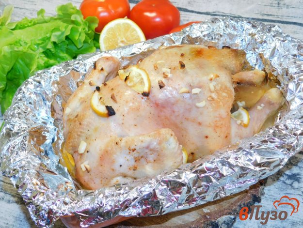 фото рецепта: Лимонно-чесночная курица