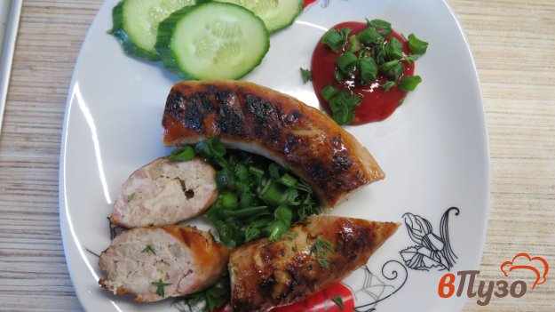 фото рецепта: Колбаски из двух видов мяса