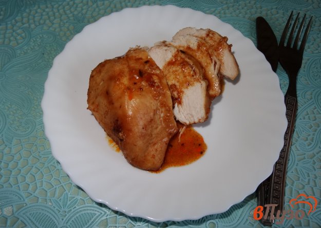 фото рецепта: Сочная куриная грудка запеченная в пакете