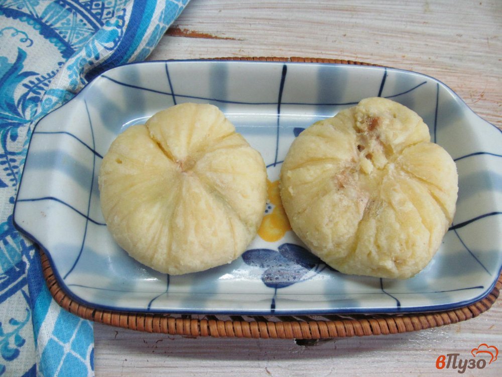 Фото приготовление рецепта: Картофельная запеканка с курицей - необычная шаг №10