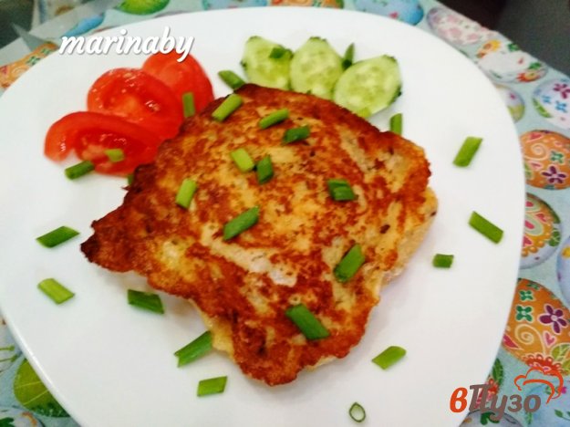 фото рецепта: Горячие тосты с ветчиной и сыром