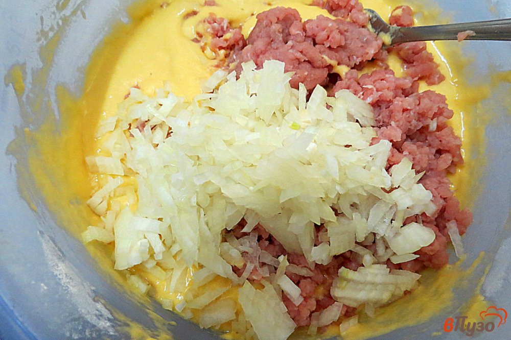 Фото приготовление рецепта: Галушки мясные шаг №5