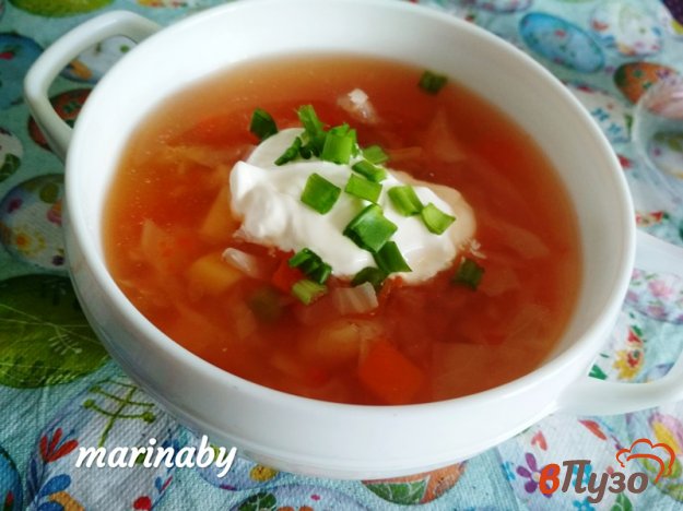 фото рецепта: Щи из капусты с овощами