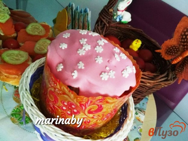 фото рецепта: Пасхальный кулич с апельсиновым вкусом