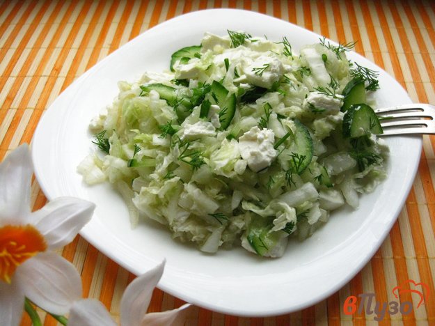 Капуста фета. Салат с капустой и сыром фета. Капуста фета. Салат айсберг огурец перец. Капуста фета.