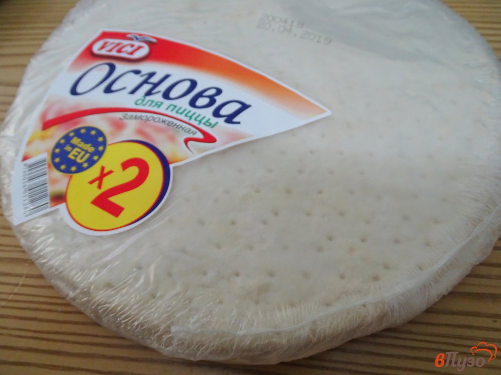 Фото приготовление рецепта: Пирог с картофелем и мясом на основе пиццы шаг №8