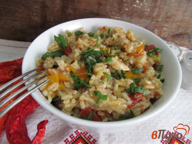 фото рецепта: Плов из курицы с овощами