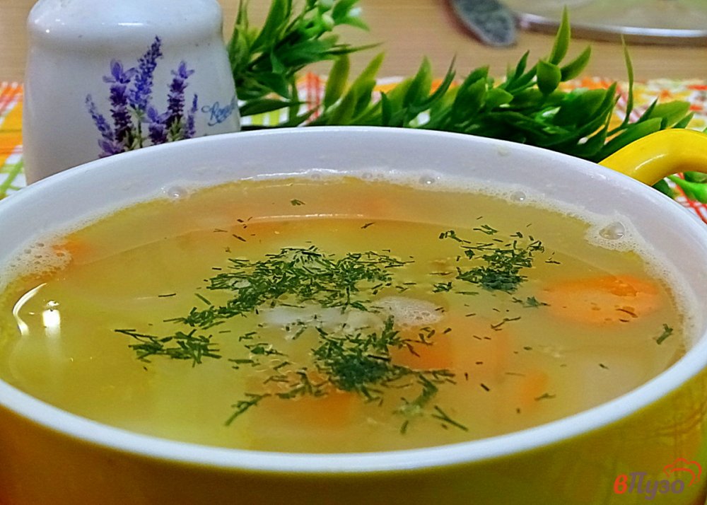 Фото приготовление рецепта: Классический гороховый суп без мяса шаг №8