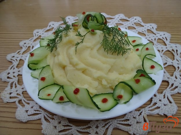 фото рецепта: Воздушное картофельное пюре со сметаной и яйцом