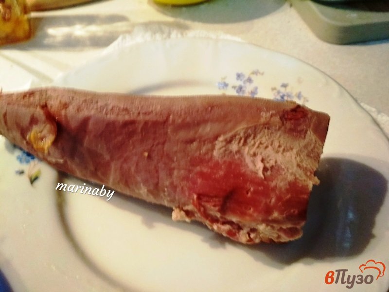 Фото приготовление рецепта: Пицца мясная с говяжьим копченым языком шаг №1