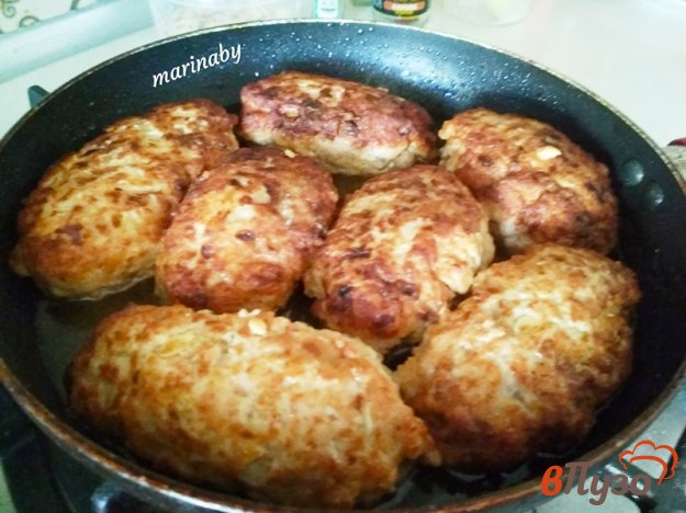 фото рецепта: Котлеты мясные с кабачком