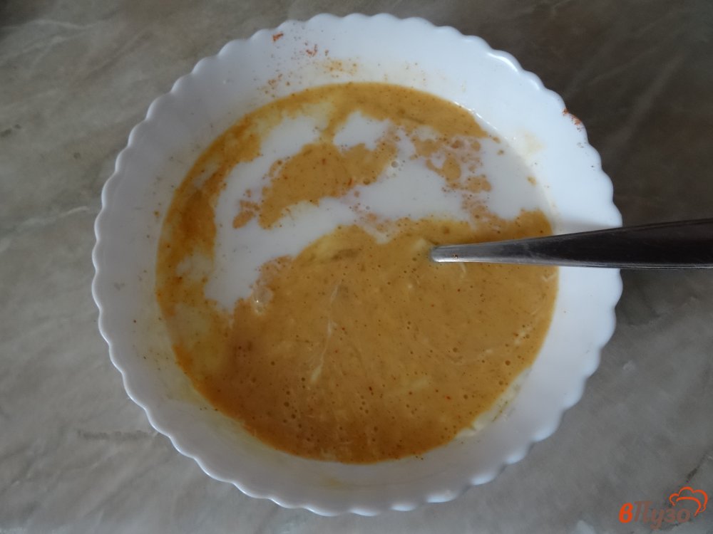 Фото приготовление рецепта: Картофельная запеканка с мясными тефтелями шаг №7
