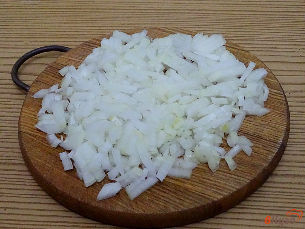 Фото приготовление рецепта: Блинчики с мясом, сыром и зеленью шаг №6
