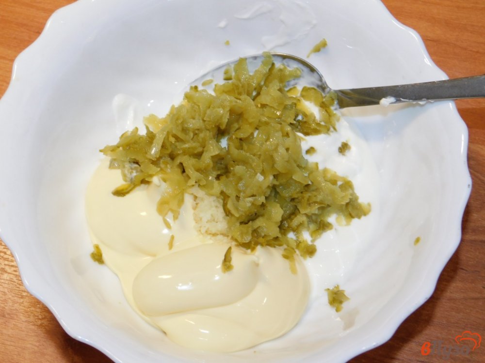 Фото приготовление рецепта: Сметанный соус к мясу шаг №3