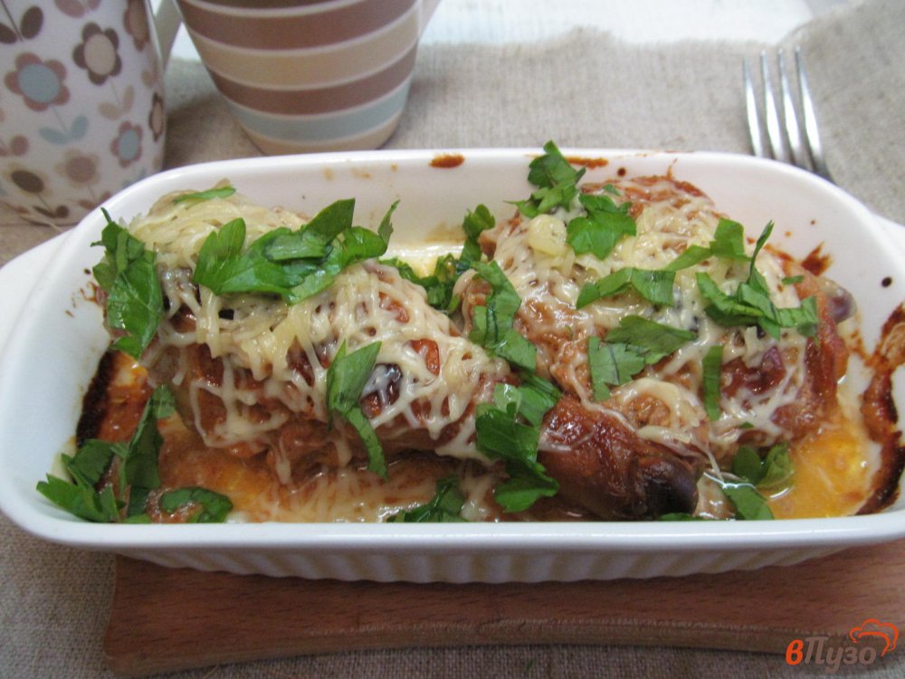 Фото приготовление рецепта: Запеченная курица с маринаде шаг №5