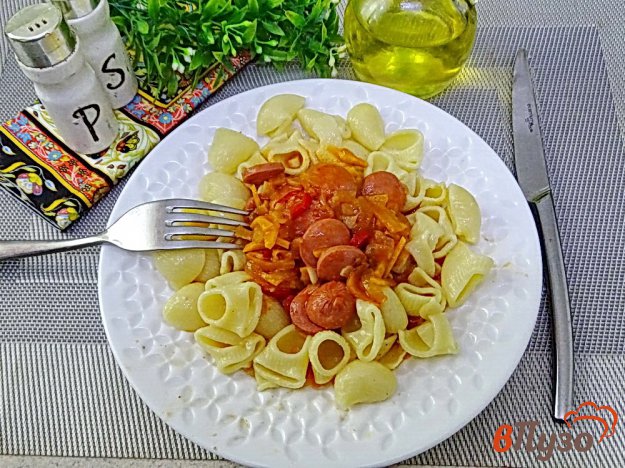 Подлива из сосисок к макаронам 1 рецепты с фото на